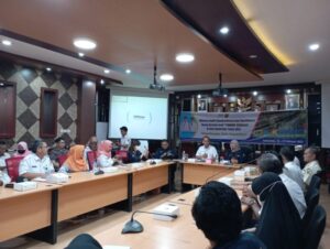 Suasana Wawali, Rusmadi Wongso, menyambut kedatangan Tim Auditor KemenPPA.