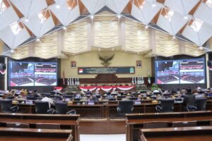 Suasana rapur ke-6 DPRD kaltim, Senin (6/2/2023).
