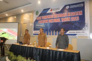 Foto: Kagitan Desk Verifikasi Meta Data Kegiatan Statistik Sektoral Tahun 2023.