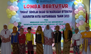 Foto: Peserta lomba bertutur yang diadakan oleh Dinas Kearsipan dan Perpustakaan (Diarpus) Kukar.(Ist)