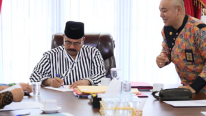 Foto: Bupati Kukar, Edi Damansyah, kedatangan rombongan Kemenkop-UKM.(Ist)