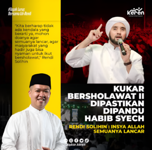 Foto: Kukar Bersholawat II Dipastikan Dipandu Habib Syech.(Ist)