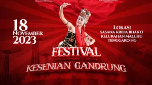 Foto: Festival kesenian gandrung.